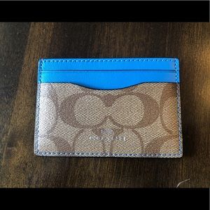 Coach card holder